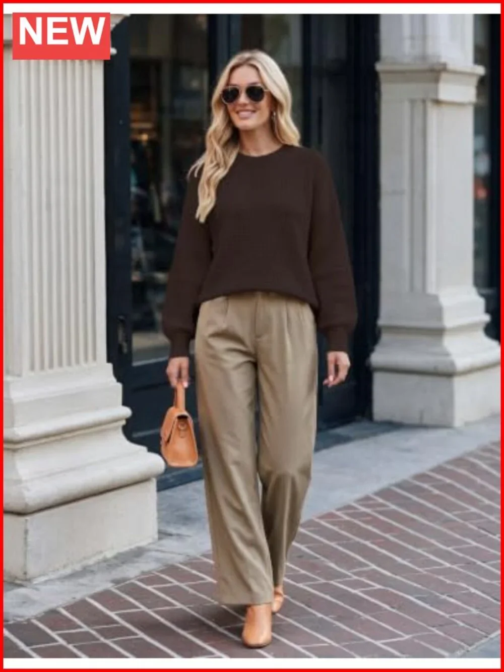 Women's Oversized Lightweight Sweater Batwing Sleeve Pullover Top Crewneck